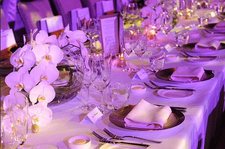 Renta de mobiliario para eventos con montaje elegante de mesa
